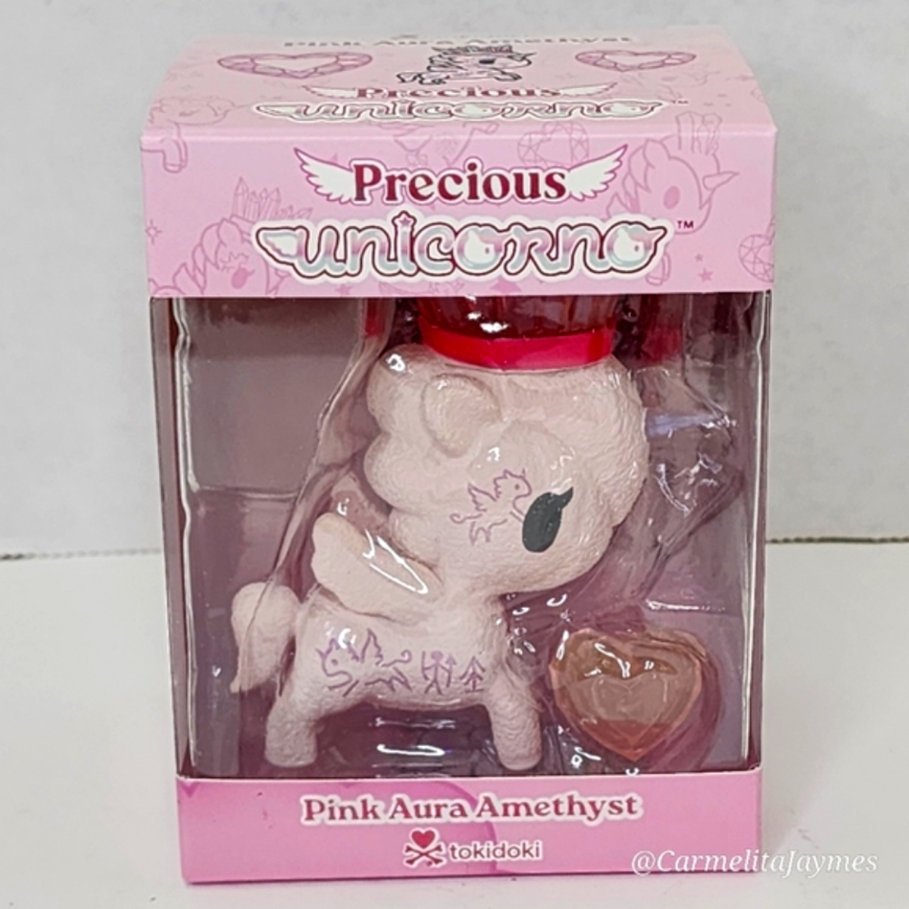 PINK AURA AMETHYST 🦄 Special Edition Precious Tokidoki Unicorno w Crystal 💗NIB